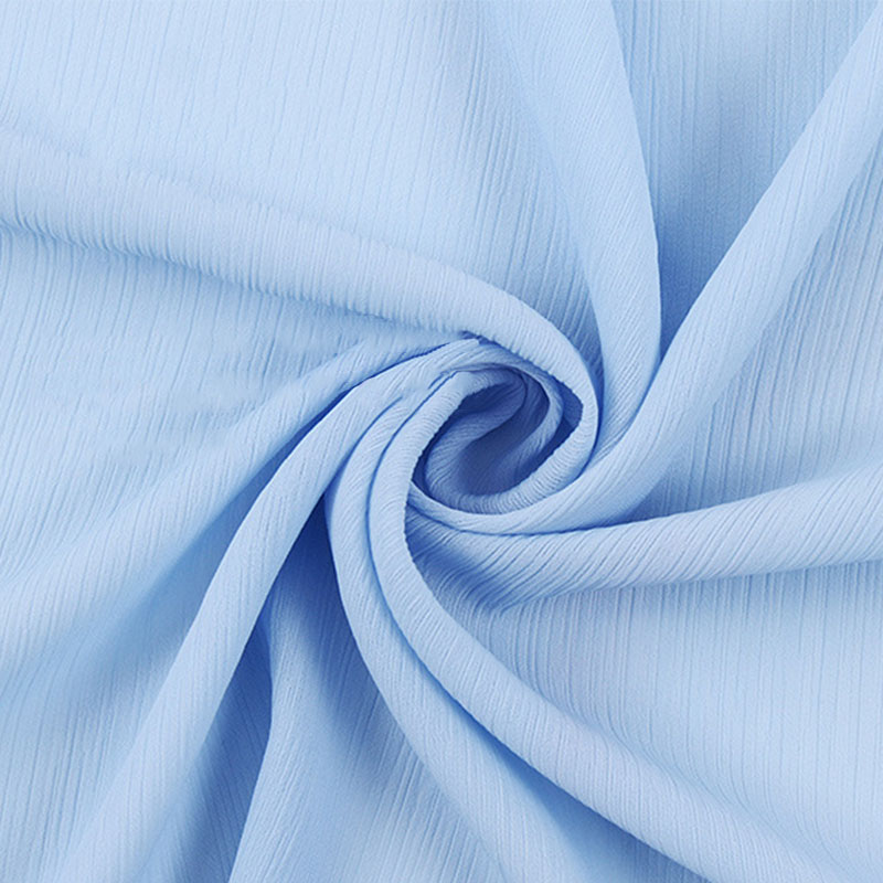 Popular Design 100% Polyester crinkle Textile Fabric woven crepe tie dye satin fabric for custom t-shirt