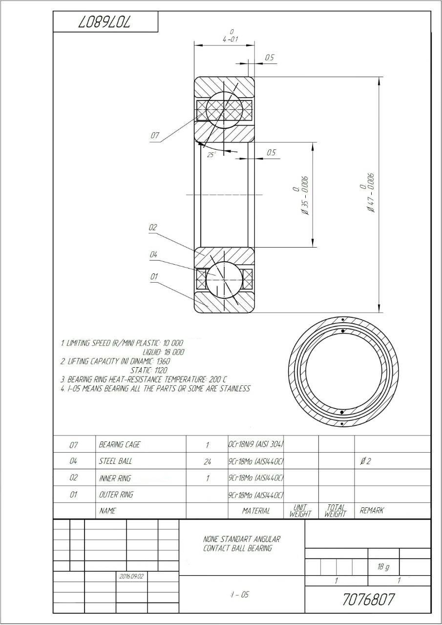 china radial spherical plain bearing non-standard manufacturer