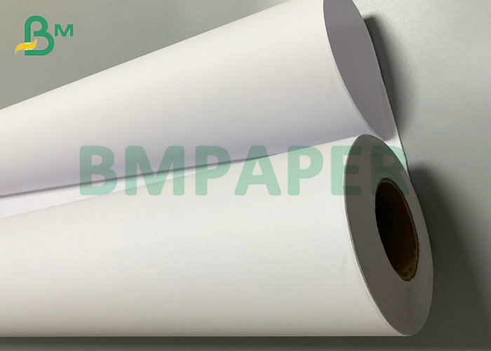 Uncoated Plotter Paper White Bond Roll CAD Paper 36'' x 300'' 20 lb 