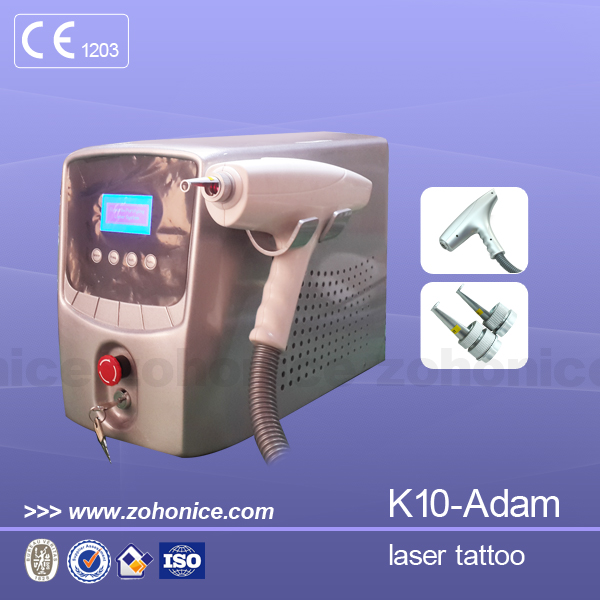 Eyebrow Removal Laser Tattoo Removal Machine With Q Switched ND Yag