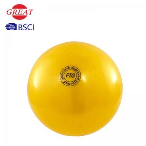China 15cm Rhythmic Gymnastics Ball Ecofriendly PVC Material With Shiny Surface on sale 