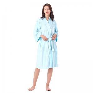 China Home Bathrobe Custom Womens Clothing , Cotton Terry Cloth Pj Set on sale 