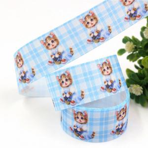 Hot Sale 75MM New Mexico Style Printed 3 inch Cartoon Character Grosgrain Ribbon