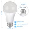 China Warm / Cold Color Zigbee 3.0 Smart RGB LED Bulb E27 Dimmable With Google Home wholesale