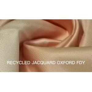 Manufacturers wholesale Clothing, bags, shower curtain fabric DECYCLED JACQUARD OXFORD FDY Manufacturers wholesale polyester