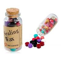 China hexagon sealing wax  beads with glass bottle for wedding invitation letter card gift on sale