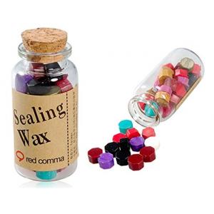 hexagon sealing wax  beads with glass bottle for wedding invitation letter card gift