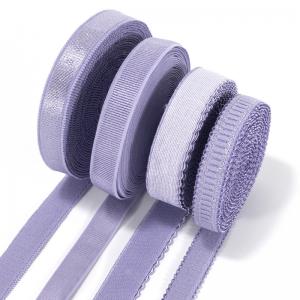 China Multi color stretch strap women jacquard anti slip lingerie bra strap Invisible elastic strap for bra accessories supplier