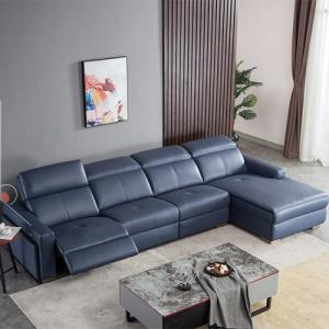 Corner Sofa Combination Italian Simple Multifunctional Leather Art Living Room Space Electric Leather Sofa Cabin