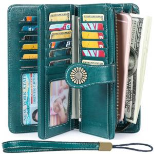 Rfid Anti-magnetic Wallet Women's Korean Version Women's Wallet Leather Wallet Wallet Large Capacity Clutch Bag