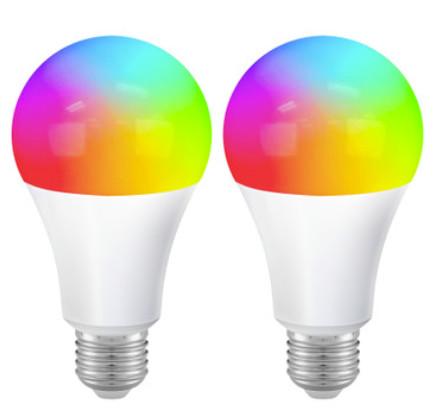 Warm / Cold Color Zigbee 3.0 Smart RGB LED Bulb E27 Dimmable With Google Home