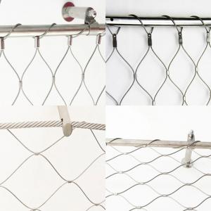 China Ss304 Grade Stainless Steel Farm Fence Wire Mesh 7×19 Type Prevent Suicide supplier