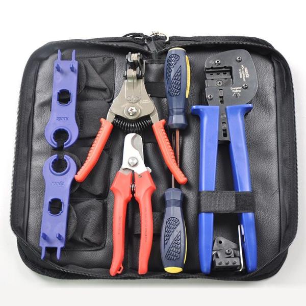 2.5/4/6mm2 Pv Solar Crimping Tool Kit With Cable Stripper