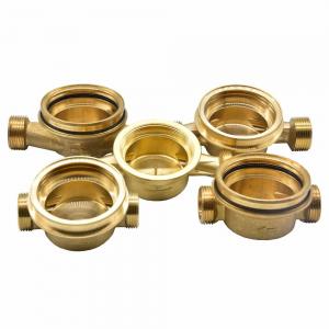 Mechanical Seal Brass Connector Digital Water Meter Fittings Single Jet