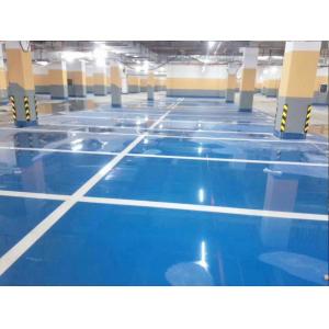 China Indoor Basketball Court Epoxy Floor , Shiny Epoxy Garage Floor Coating supplier