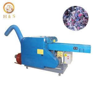 industrial high efficiency automatic waste rags cutting machine
