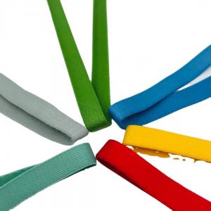 Wholesale high quality stain shiny bra elastic strap bias tape webbing elastic band for bra