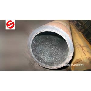 Low carbon steel pipe with ceramic