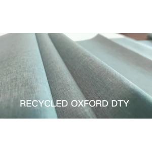 New Design Hot Sale RECYCLED POLY 150D*150D/DTY polyester fabric oxford