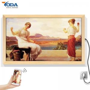 China 200 Watt Wooden Photo Frame With Video Music Bluetooth Customizable supplier