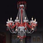 Updated Faceted crystal chandelier Hallyway Bedroom Lighting (WH-CY-146)