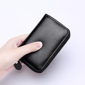 Wallet High-quality First Layer Cowhide Rfid Anti-theft Card Bag Leather Card Sleeve Multi-card Card Holder