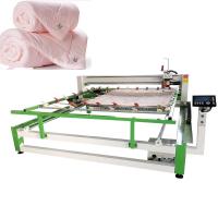 China Moving head mattress automatic bed cover making machine home used cotton quilt for sale