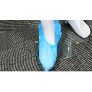 S&J Blue Plastic Protective Shoe Covers SBPP CPE Plastic Protective Foot Covers