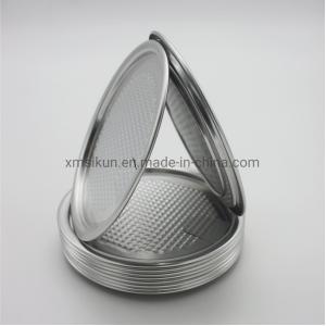 China 305# Aluminum Wide Mouth Canning Lids , Round Pull Ring Plastic Jars With Lids supplier