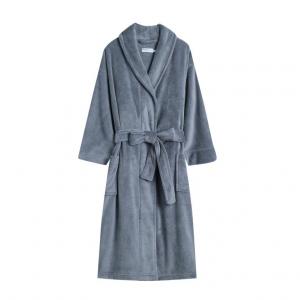 China Coral Fleece Custom Womens Clothing , Customized Super Soft Ladies Winter Bathrobes supplier