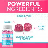 Biotin 10000mcg Gummies Personal Care Products For Healthy Hair Vegetarian Pectin Based Non Gmo
