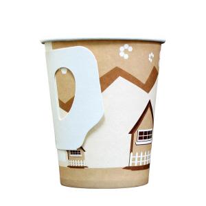 ISO9001 4oz Paper Hot Coffee Disposable Cups With Handles