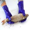 China Cotton Interlock Liner PVC Sandy Coated Work Gloves Fishing Gloves PVCM-03 wholesale