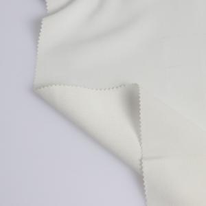 Soft 100% Rpet Poly Imitation Silk Fabric 85gsm For Women Cloth
