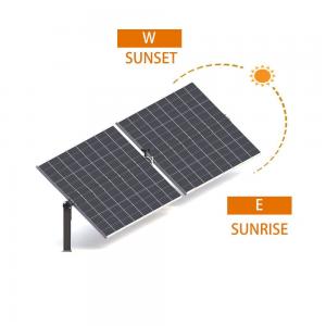 Advanced 30kw 50kw Single Axis Solar Tracking System 2m Automatic Sun Tracking Solar Panel