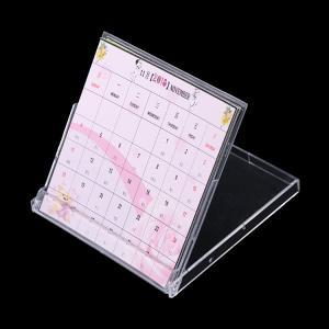 Daily Plastic Landscape Transparent Packing Storage Protective Photo Blank Desktop CD Advent Calendar Box