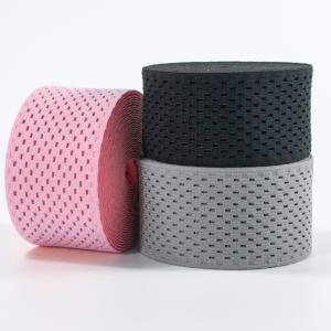 Latex woven breathable elastic webbing band with holes for sports wrist strap knee strap