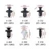 China Plastic rivet trunk roof Bumper fender panel door trim pad floor mat push screw fastener Clips wholesale