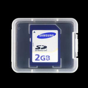China Custom Packing Storage Memory Card Box Plastic Single SD Card Case Holder supplier