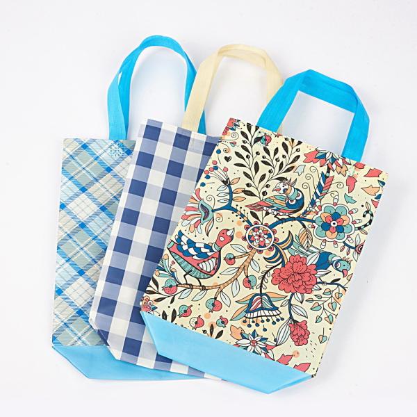 Pp Non Woven Grocery Bags , Laminated Pla Custom Non Woven Tote Bags