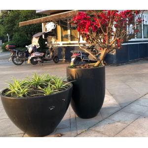 heavy duty plastic trash bin/ large outdoor plastic flowerpot