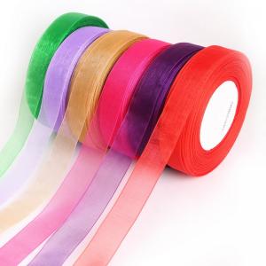 Good Quality Celebrate It Gift Organza Ribbon With Satin Edge For Packing