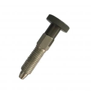 China High Precision Retractable Index Plunger , Hex Collar Spring Loaded Indexing Plungers Pin supplier