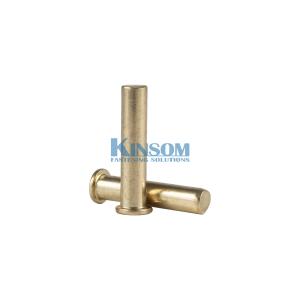 Flat head solid rivet Copper coating