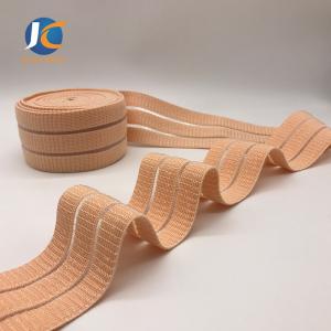 6cm High quality polyester spandex cotton yarn nylon fish silk elastic band for sticky abdominal band