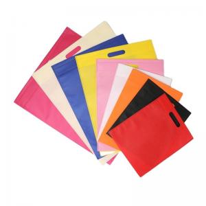 Nice Design Hot Sell Eco-Friendly Shopping Bag Spun Bond Non Woven Fabric TNT T-Shirt Bag W-Cut Bag