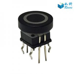 Tactile button switch intergrated RGB Full color led smd,or TH,muti-cap