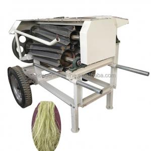 Kenaf Hemp Fiber Decorticating Machine , 1200r/min Sisal Fiber Extracting Machine