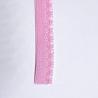 China Customized Knitted Picot Edges Elastic Band Nylon Polyester Strap Webbing wholesale