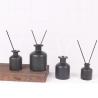 China Custom Matte Black Reed Diffuser Glass Bottle Set wholesale